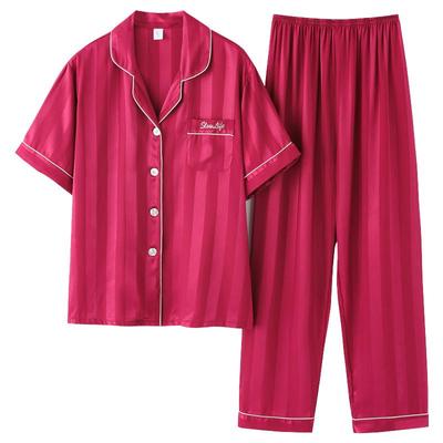 家居服新婚情侣红色本命年长裤