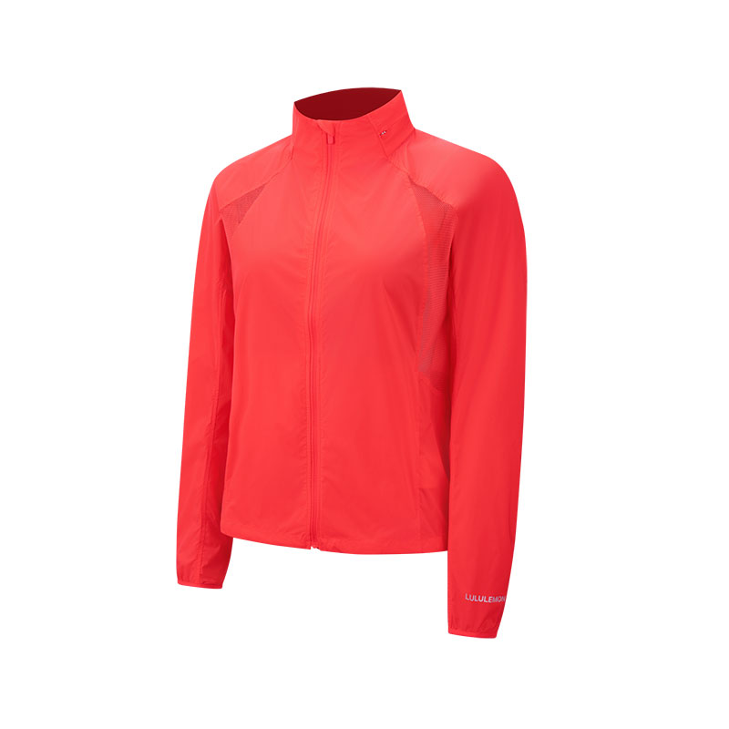 Ventilated 女士跑步自收纳通风夹克 拒水丨lululemon丨LW4CP1S