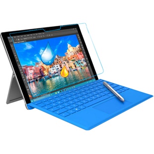 新款微软surface PRO7钢化膜PRO6/5/4防蓝光防爆平板电脑贴膜laptop3 book屏幕膜GO2全屏高清抗蓝光保护膜