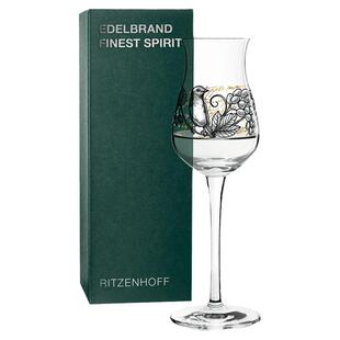 德国 RITZENHOFF瑞森哈夫 蒸馏酒杯水晶玻璃高脚小烈酒杯白酒杯
