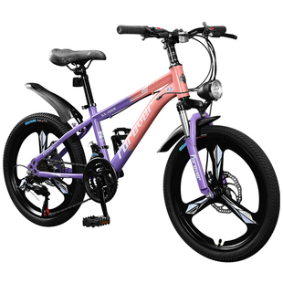 永久儿童自行车中大童青少年款24速山地车8-12岁男女孩单车脚踏车
