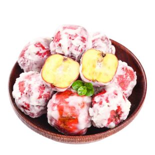 网红糖雪球糖炒山楂冰糖霜滚雪球山楂丝雪花条开胃小零食年货小吃