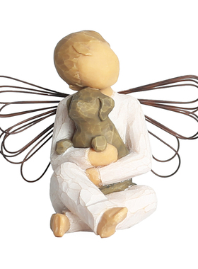 美国雕像美国雕像朋友礼物送养狗