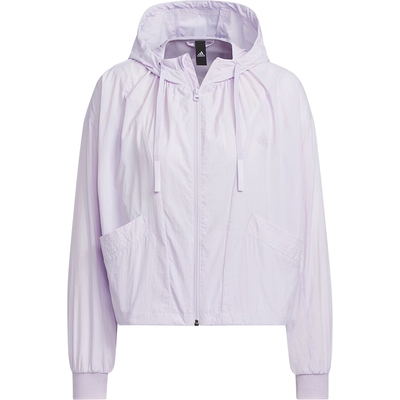 阿迪达斯女士时尚运动连帽外套