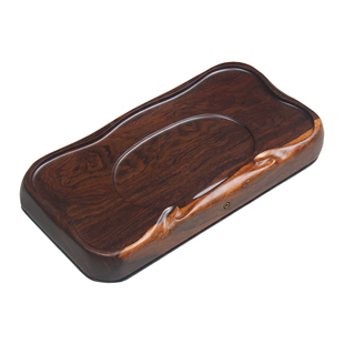 排水式黑檀木茶盘小号整块实木茶盘功夫茶具大号茶台原木茶海家用