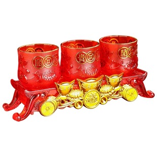 塑料供杯圣水杯家用供财神供水杯家用供台酒杯茶杯佛前供佛水杯