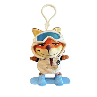 正版疯狂动物城狐尼克朱迪毛绒挂件公仔可爱卡通包包挂件圣诞礼物