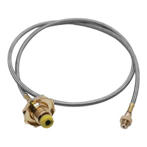 步林户外炉头炉具使用煤气罐转接管家用液化气瓶连接管钢罐转换头