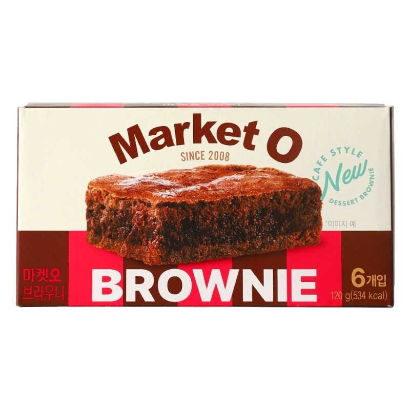 韩国进口好丽友MarketO布朗尼蛋糕西式下午茶点心小吃办公室零食