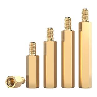 M2M2.5M3mm六角铜柱单头铜螺柱机箱主板螺丝柱隔离柱电路板接线柱