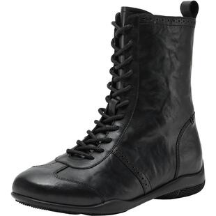 Bata拳击靴女2025冬季商场新款休闲羊皮加绒时装靴ACC43DZ5