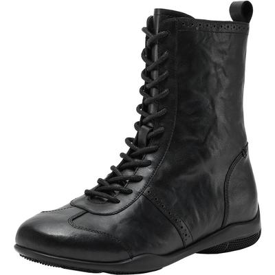 Bata拳击靴女2025冬季商场新款休闲羊皮加绒时装靴ACC43DZ5