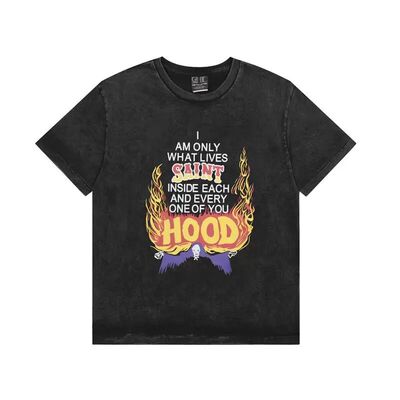 SaintMichael潮牌手绘字母短袖