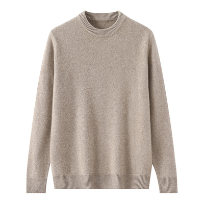 100%纯羊毛衫男冬季加厚上衣