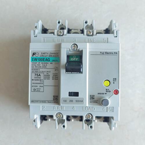 议价全新原装现货日本进口富士漏电断路器EW100EAG-3P 100A 30MA
