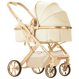 贝丽可婴儿推车可坐可躺轻便双向高景观折叠避震新生儿宝宝手推车