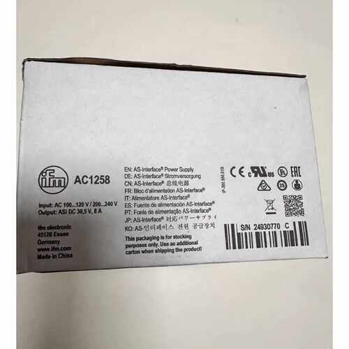 议价易福门ASi总线电源型号AC1258