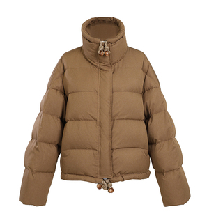 YAYA鸭鸭2025新女士短款气质潮流时尚休闲百搭立领羽绒服外套