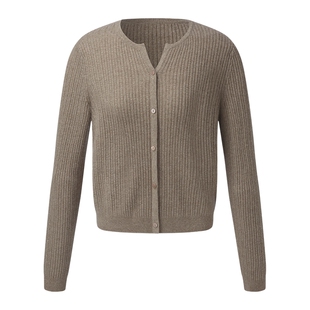 首降|歌莉娅羊绒衫女秋冬2025新款高级感水滴领毛衣修身上衣