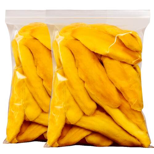 大片芒果干500g袋装水果干1000g果脯蜜饯果干网红休闲办公室零食