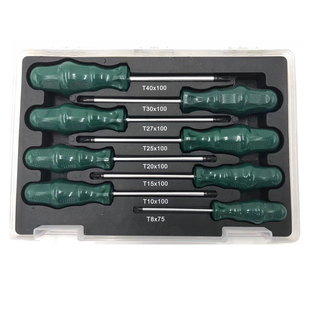 花键星型六花螺丝刀8件套T8-40套装中空汽修机修专用工具T15t2027