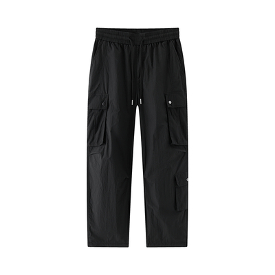 森马宽松弧形裤子轻薄款休闲裤男