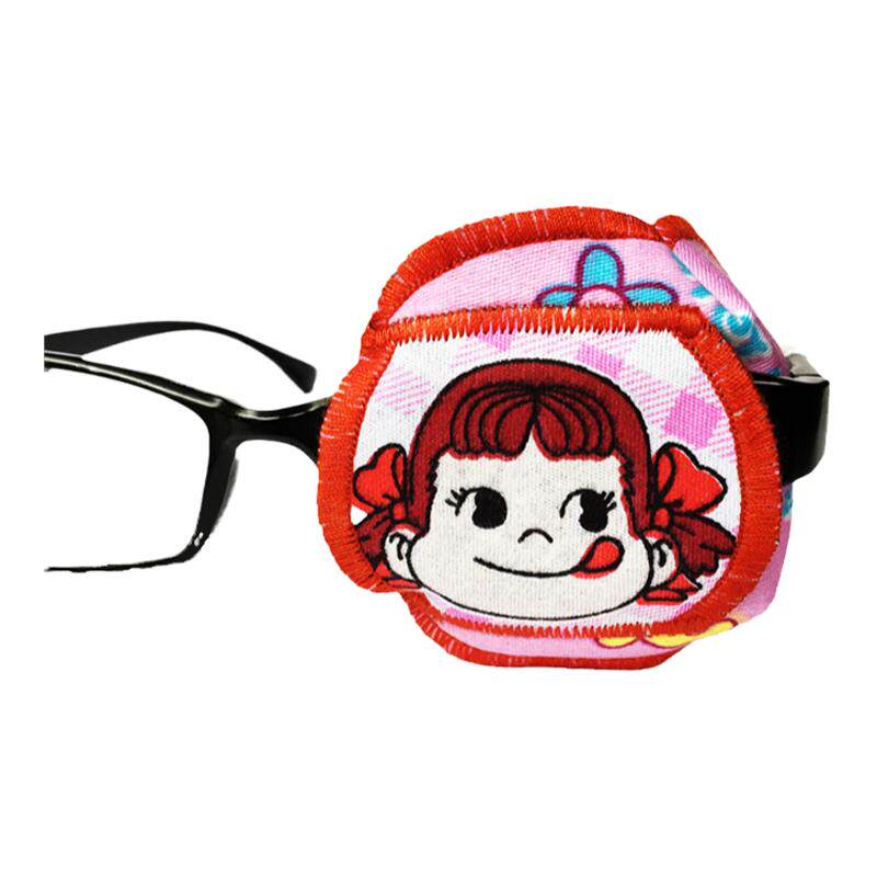 牛奶妹儿童弱视立体眼罩全遮盖轻薄单眼矫正遮光遮眼套 全棉卡通