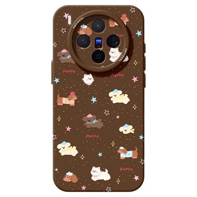 适用vivox300手机壳ultra女款x200s保护套x80pro硅胶x70全包防摔x60高级90新款x100星星vivo可爱小狗pro+软外