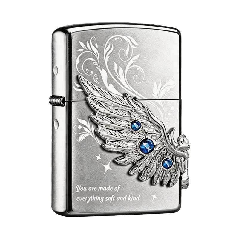 zippo防风煤油打火机 热恋羽翼 官方旗舰店正品 生日礼物送男朋友