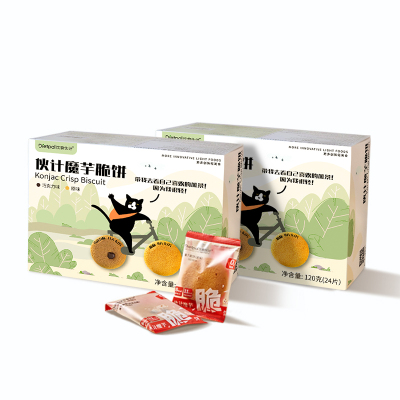 饮食伙计0脂肪魔芋脆饼无糖轻卡