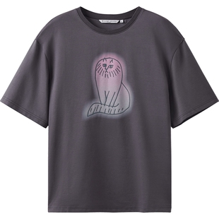 播淡人休闲宽松短袖白T恤女春夏简约上衣BDS2YD2504