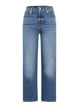 Levi's李维斯女士高腰直筒牛仔裤