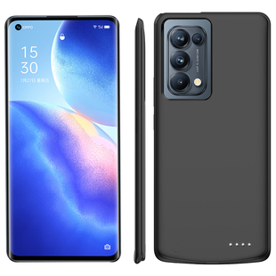 适用opporeno5背夹电池reno5pro背夹充电宝reno7/reno6Pro+无线充电手机壳reno7SE大容量移动电源超薄PRO