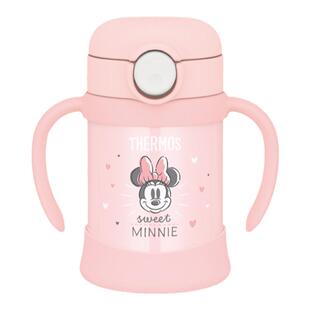 2025新款日本膳魔师儿童吸管杯宝宝水杯迪士限量版保温杯FJT-25