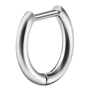 植入级F136钛合金素耳圈圈直针D型耳扣医学养耳洞睡觉免摘耳环男