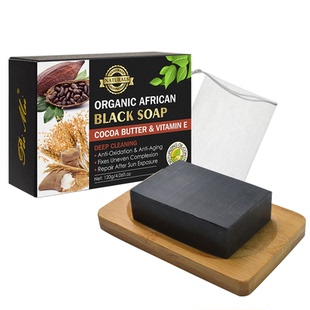 organic african black soap oil acne skin blackhead blemishes