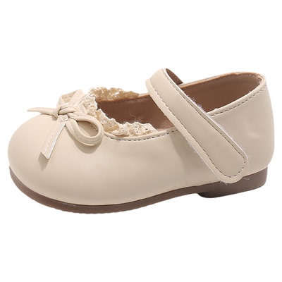 春秋女童软底防滑魔术贴学步鞋