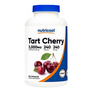 美国NUTRICOST酸樱桃提取物240粒Tart Cherry补充剂