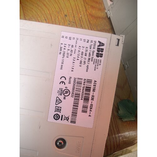 议价ABB变频器ACS15003E02A440.75KW维修