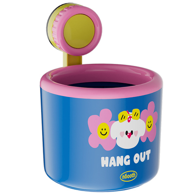 吸盘垃圾桶壁挂式洗脸巾收纳桶