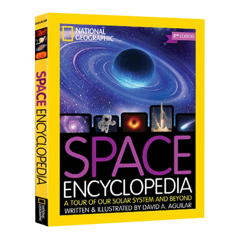 英文原版 National Geographic Space Encyclopedia 精装儿童版星空百科 美国国家地理小学STEAM科普读物