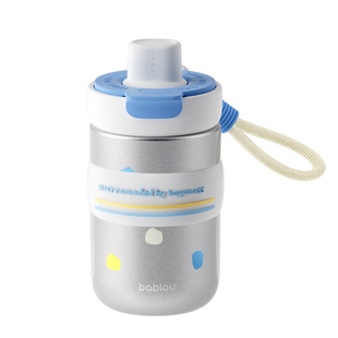 bablov保温杯女生高颜值咖啡杯不锈钢便携吸管水杯茶水分离杯子