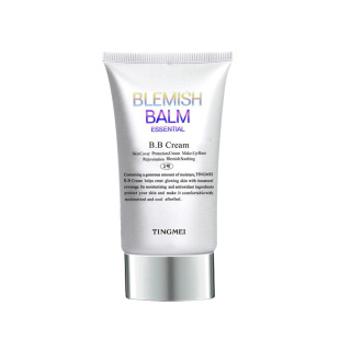 婷美bb霜轻薄自然遮瑕隔离防护保湿修颜粉底液不脱妆化妆品正品