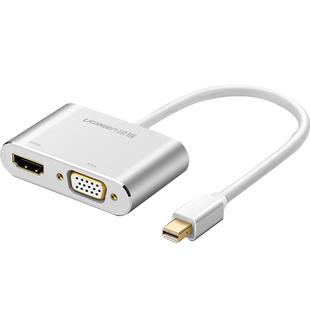 绿联 minidp转hdmi/vga电脑转换器dp接口雷电2扩展坞连接显示器投影仪外接转接头线适用苹果macbookair笔记本