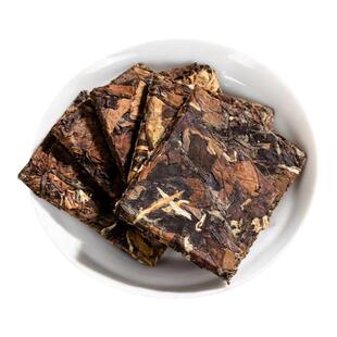 福鼎2015年明前贡眉陈皮老白茶叶紧压小方片茶饼干独立烟条礼品装