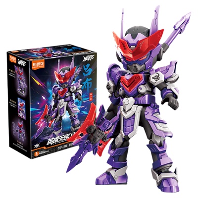 布鲁可英雄无限战斗服吕布积木人