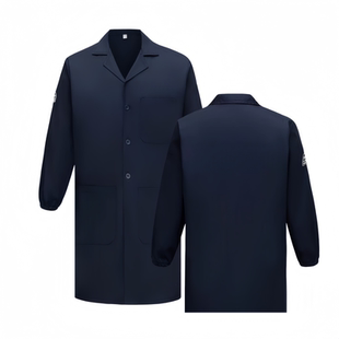 防静电工作服蓝大褂长款纯棉男女耐磨耐脏工厂搬运劳保服罩衣定制