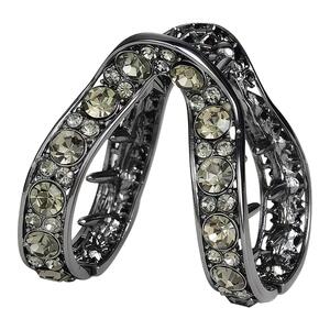 高马尾固定神器半扎丸子头发夹发卡女水钻v型小抓夹马尾夹子头饰