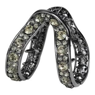 高马尾固定神器半扎丸子头发夹发卡女水钻v型小抓夹马尾夹子头饰