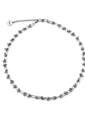 欧美轻奢小众钛钢荆棘链项链